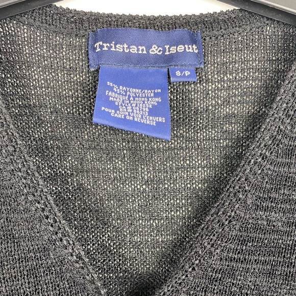 🔥4 for $24 🔥 vintage black cardigan S - Picture 5 of 5